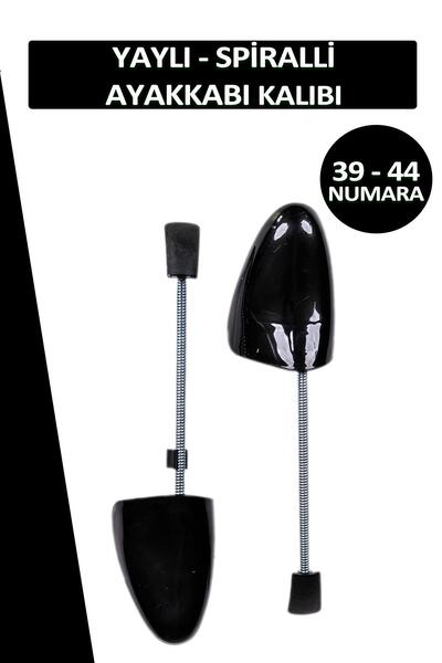 Dopar Bağcık + Comfy Yaylı Erkek Siyah Ayakkabı Kalıbı (39-44)