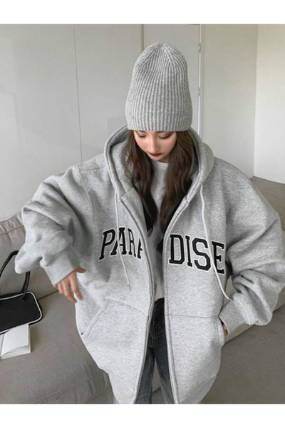 Machetta Paradise 3 iplik Oversize Polar Ceket - Hırka