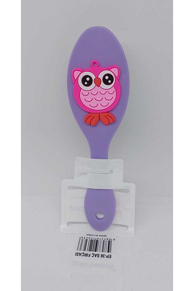 Gold Beauty GOLD BEUTY HAIR BRUSH KIDS COMB WITH OWL