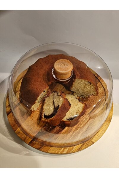 WLLN Swan Kek Fanusu 29 cm Şeffaf