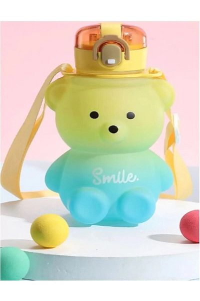 Onigonline Cute Bear Water Bottle Flask