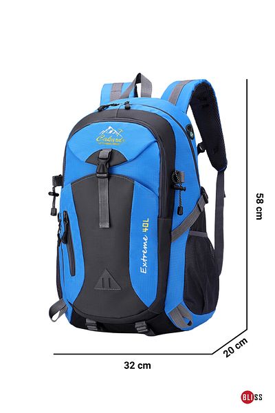 Bliss Imported Multifunctional Waterproof Outdoor Mountaineer Camping Bag 40 lt