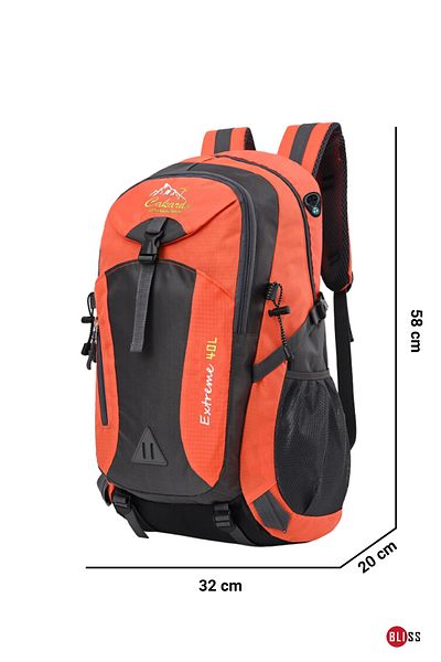 Bliss Imported Multifunctional Waterproof Outdoor Mountaineer Camping Bag 40 lt