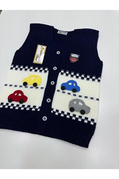 gogo bici Car Embroidered Knitwear Children's Vest