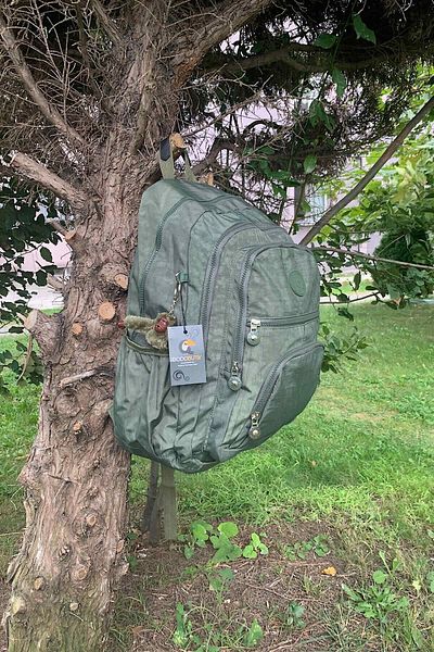 DodoButik Water Resistant Large Size Green Backpack