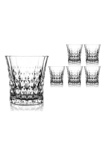 CRISTAL D'ARQUES Lady Diamond 6-pack Glass 27cl