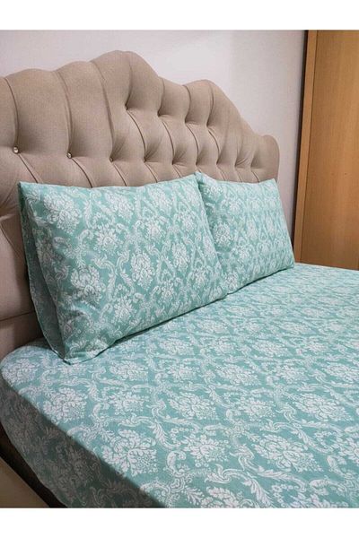 Süper's Double Ranforce Woven Elastic Sheet Green