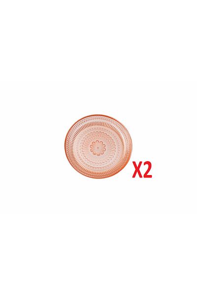 Porland Lina Orange Plate 12 cm 2-pack 04FIA002587