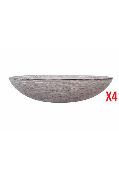 Porland Sapphire Bowl 40 cm 4-pack 04FIA002573