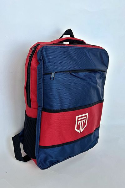 chantacim Navy Blue - Red Sports Backpack