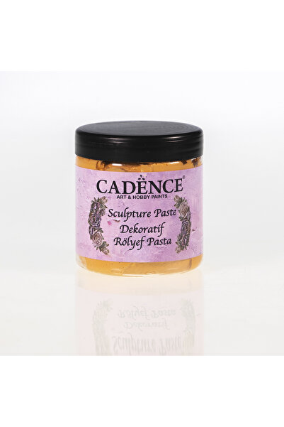 Cadence Boya Dekoratif Rölyef Pasta (sculpture Paste)-1352 Bal Kabağı-250ml-4...