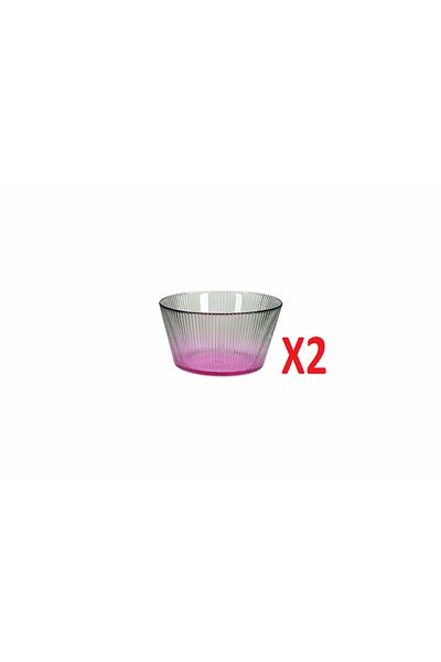 Porland Tirius Pink-Red Green Bowl 11 cm 2-pack 04FIA002620