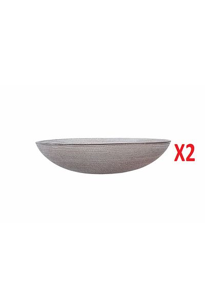 Porland Sapphire Bowl 30cm 2-pack 04FIA002572