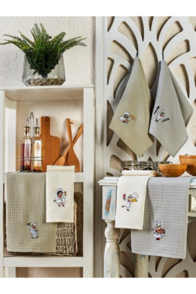 FOURAA 6-Piece Napkin Model Kitchen Towel - 40x60