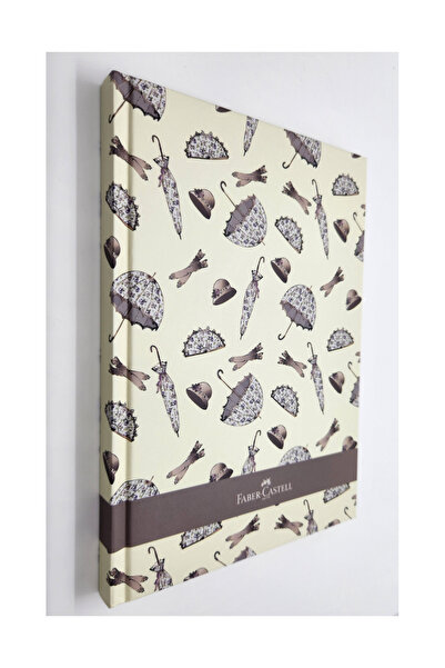 Faber Castell A5 Hard Cover Undated Unlined Agenda Notebook 120 Sheets