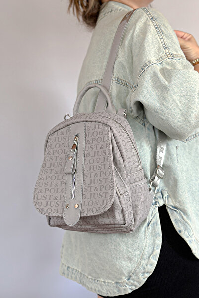 Just Polo حقيبة نسائية متوسطة الحجم يمكن حملها على الكتف أو على الظهر 2177 با...