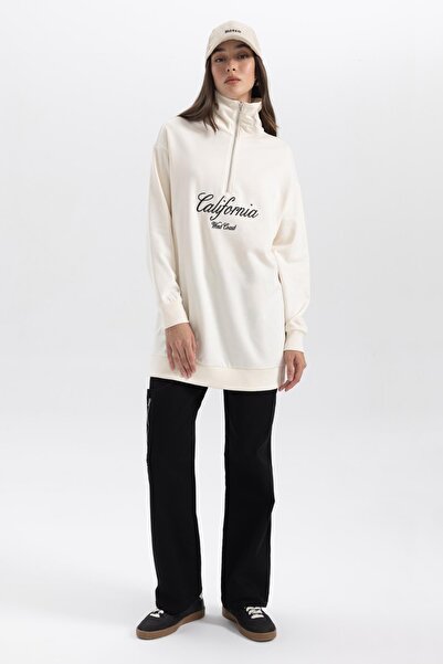DeFacto Wide Leg Geniş Paça Kargo Cepli Gabardin Pantolon B2694ax23au