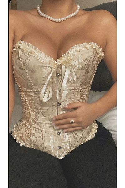 Madame Lucid Darkness Gothic Victorian Vintage Corset Bustier