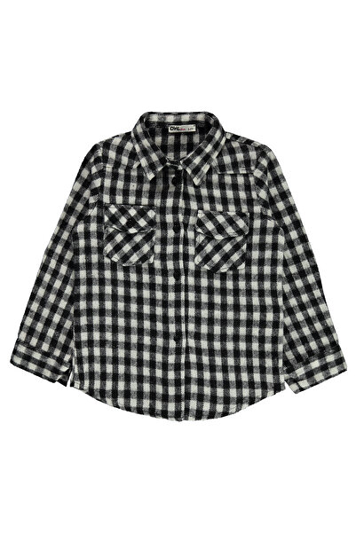 Civil Girls Kız Çocuk Gömlek 6-9 Yaş Siyah