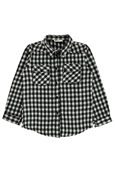 Civil Girls Kız Çocuk Gömlek 10-13 Yaş Siyah