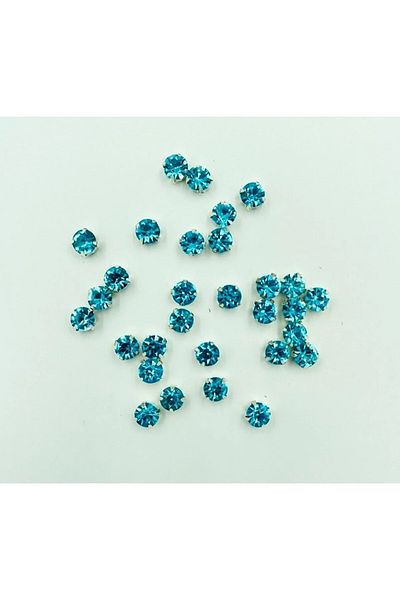 yiğit aksesuar 6 Mm Case Planted Glass Stone Light Blue 1000 Pieces