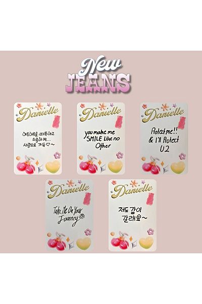 Kpop Dünyasi NEW JEANS "Get Up" Danielle PC Set