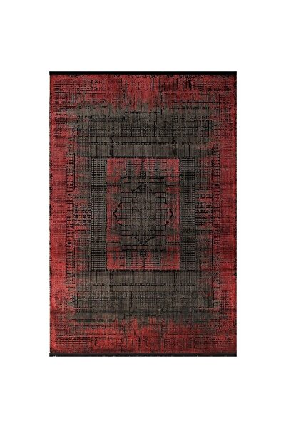 GÜMÜŞSUYU Tierra 12894 Polyester Marsala Modern Salon Halısı