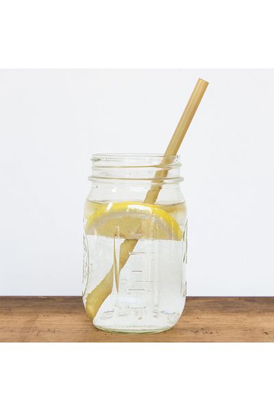 NewEastern Pack of 20 Natural Bamboo and Wooden Vegan Straws