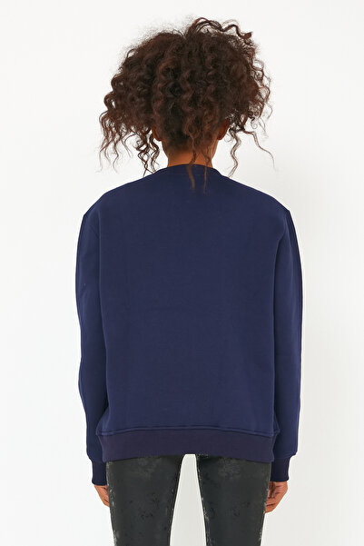 GENIUS STORE Store Women's Sweatshirt with Fleece Printed Oversize Outdoor Sweatshirt