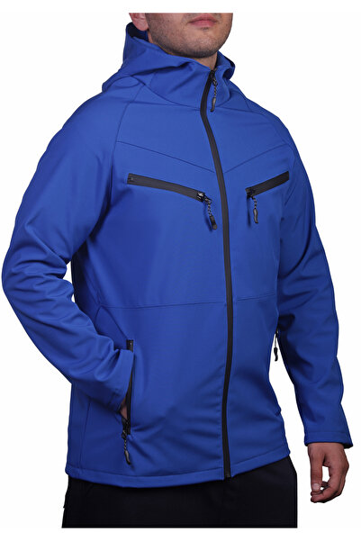 GENIUS STORE Магазин Чоловічий Поларовий Водо- та Вітронепроникний Softshell Спортивний Куртка 4 Кишені Куртка для активного відпочинку