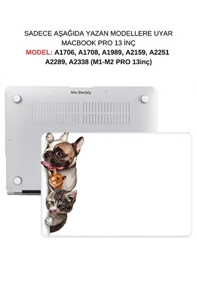 Mcstorey Macbook Pro M1-m2 Kılıf 13inç A1706-08 A1989 A2159 2251 2289 A2338 I...