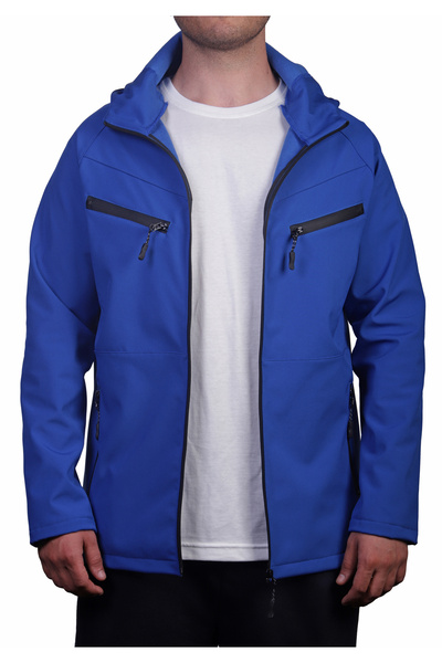 GENIUS STORE Магазин Чоловічий Поларовий Водо- та Вітронепроникний Softshell Спортивний Куртка 4 Кишені Куртка для активного відпочинку