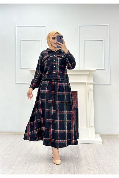 Moda Krash TWEED SKIRT SUIT