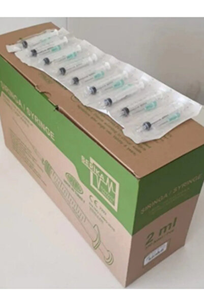 Berika 2 ml Enjektör 3p Şırınga 0,40x40mm 27G