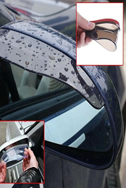 MOBEE Araç Oto Araba Ayna Yağmur Koruyucu Rüzgarlık Yağmurluk