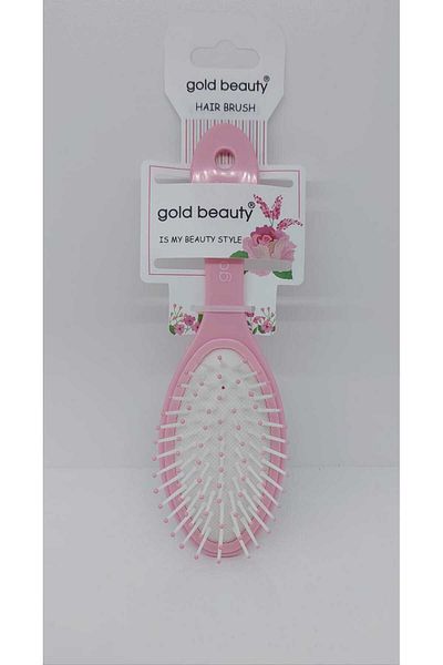 Gold Beauty Pink Children's Taragı Icon Hair Brush