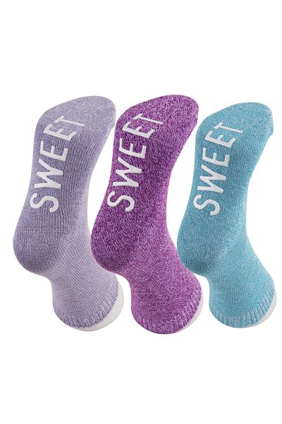 Moyra Socks Winter Women's Socks - 3 Pairs Sweet Printed, Cotton