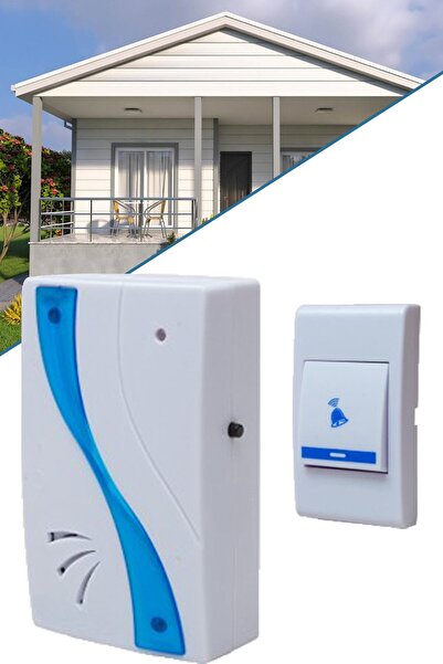 MOBEE Luckarm Kablosuz Kapı Zili Farklı Melodili Lüks Uzaktan Kumandalı Zil K...