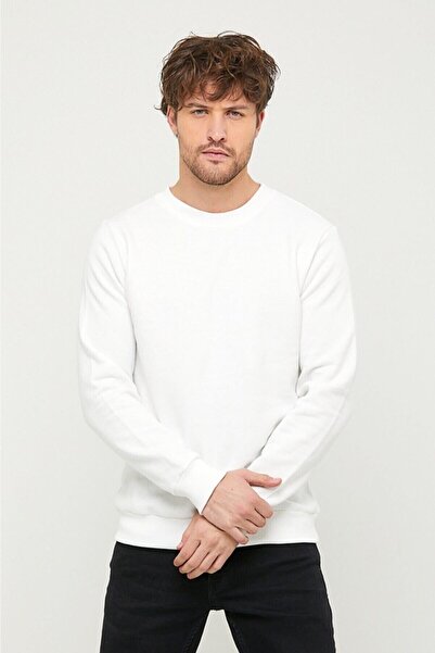 Pisa Art Men's Basic 2 Thread Sweatshirt