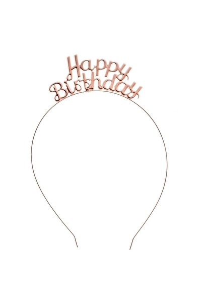 kullanatparti Metal Taç Happy Birthday Yazılı Iyi Ki Doğdun Yetişkin Doğum Gü...