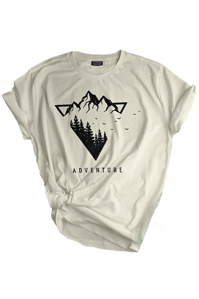 GENIUS STORE Store Unisex bedrucktes T-Shirt Outdoor-T-Shirt mit normaler Passform