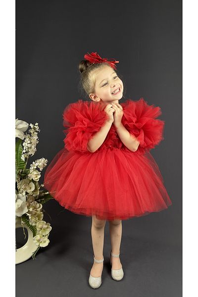 Red prom dress kids store