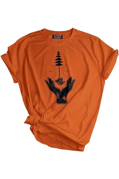 GENIUS STORE Store Unisex Printed T-Shirt Outdoor Regular Fit Tshirt