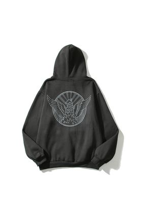 Benisengiydir Unisex Antrasit I Never Like You Kanye West Bask l Oversize Kapu onlu Sweatshirt Fiyat Yorumlar Trendyol