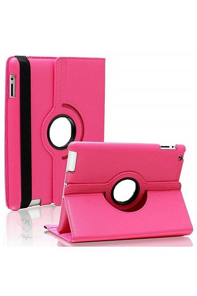 MOBAX iPad 8th Generation 10.2" Case with Rotatable Stand Case A2270 A2428 A2429 A2430 Dark Pink
