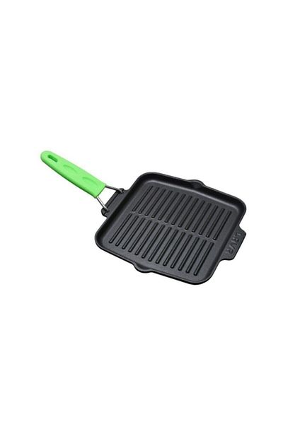 Lava 21*21 cm Griddle Silicone Handle Cast Iron Grill