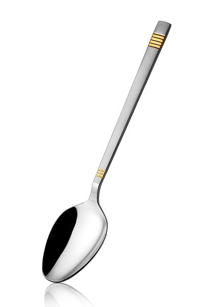 Avcı 6 Pieces Duru Satin Gold Teaspoons - 18/10 Stainless Steel