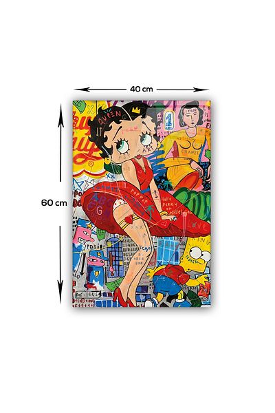 Decorita Masa din sticla |   Seria Popart |   Betty Boop |