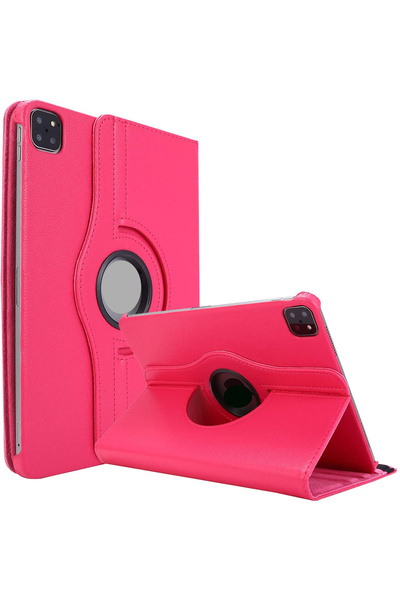 UnDePlus Apple Ipad Pro 12.9 4. Nesil 2020 Kılıf 360 Dönebilen Standlı Case A...