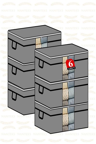 NUTEX 6 bucăți - resturi de pernă pentru fereastră cu centură 75 X 40 X 40 cm (ANTRACIT)